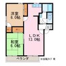 大糸線/北松本駅 徒歩44分 2階 築32年 2LDKの間取り