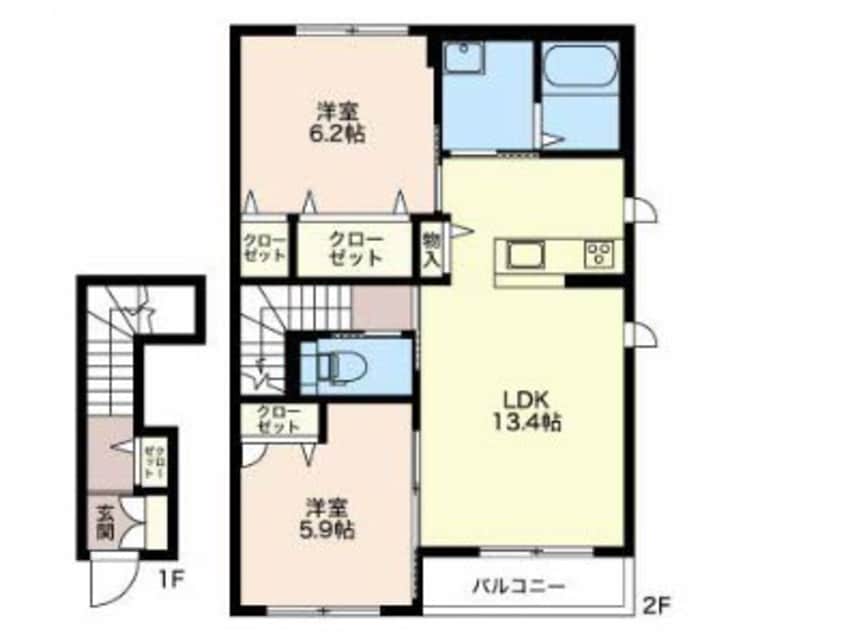 間取図 パルクヴィレ