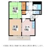 篠ノ井線/松本駅 バス:20分:停歩3分 2階 築28年 2DKの間取り