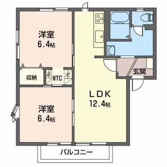 間取図 大糸線/北松本駅 バス15分北市内線東回り　沢村下車:停歩3分 1階 築36年