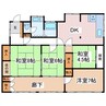 大糸線/北松本駅 徒歩45分 1階 築55年 4DKの間取り