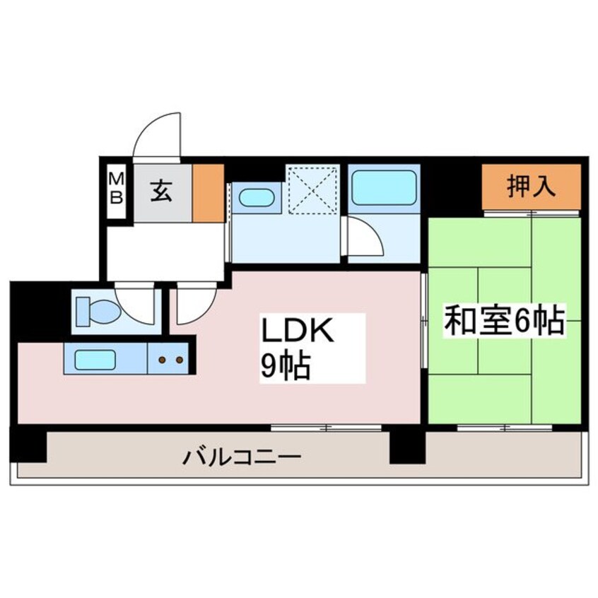間取図 五幸セントラルマンション