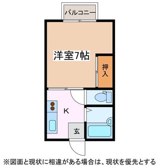 間取図 アルピコ交通上高地線/西松本駅 徒歩18分 2階 築39年