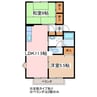 アルピコ交通上高地線/松本駅 徒歩23分 1階 築26年 2LDKの間取り