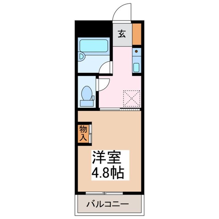 間取図 大糸線/北松本駅 徒歩15分 3階 築30年