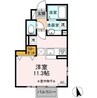Bleston Court 1Rの間取り
