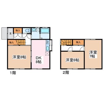 間取図 アルピコ交通上高地線/松本駅 徒歩32分 1階 築29年