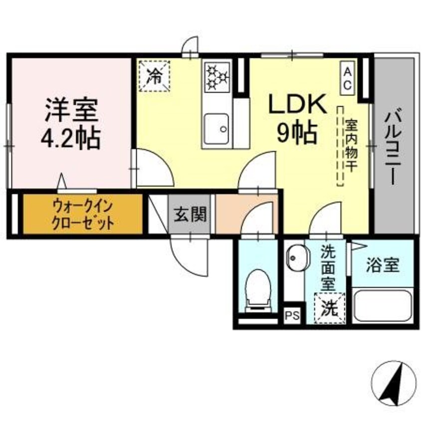 間取図 大糸線/松本駅 徒歩9分 2階 1年未満