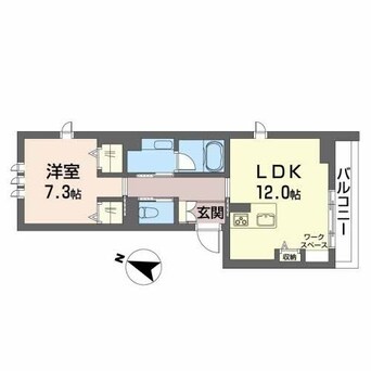 間取図 大糸線/島内駅 徒歩2分 2階 建築中