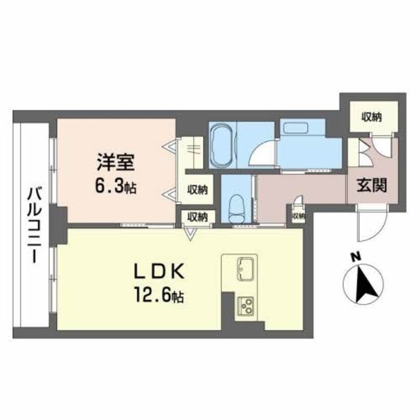 間取図 アルピコ交通上高地線/渚駅 徒歩14分 2階 建築中