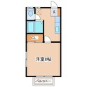 コーポ萩の間取図
