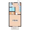 コーポ萩の間取図