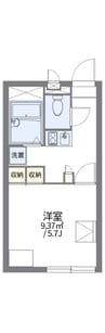 大糸線/北松本駅 徒歩18分 2階 築17年 1Kの間取り