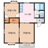 篠ノ井線/平田駅 徒歩36分 2階 築37年 3DKの間取り