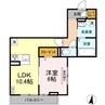 篠ノ井線/松本駅 徒歩29分 2階 1年未満 1LDKの間取り