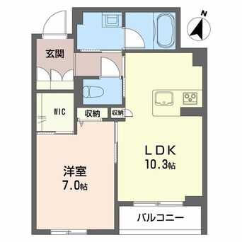 間取図 シャーメゾン　ヴェルジェ