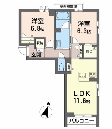 間取り図 シャーメゾン　ヴェルジェ