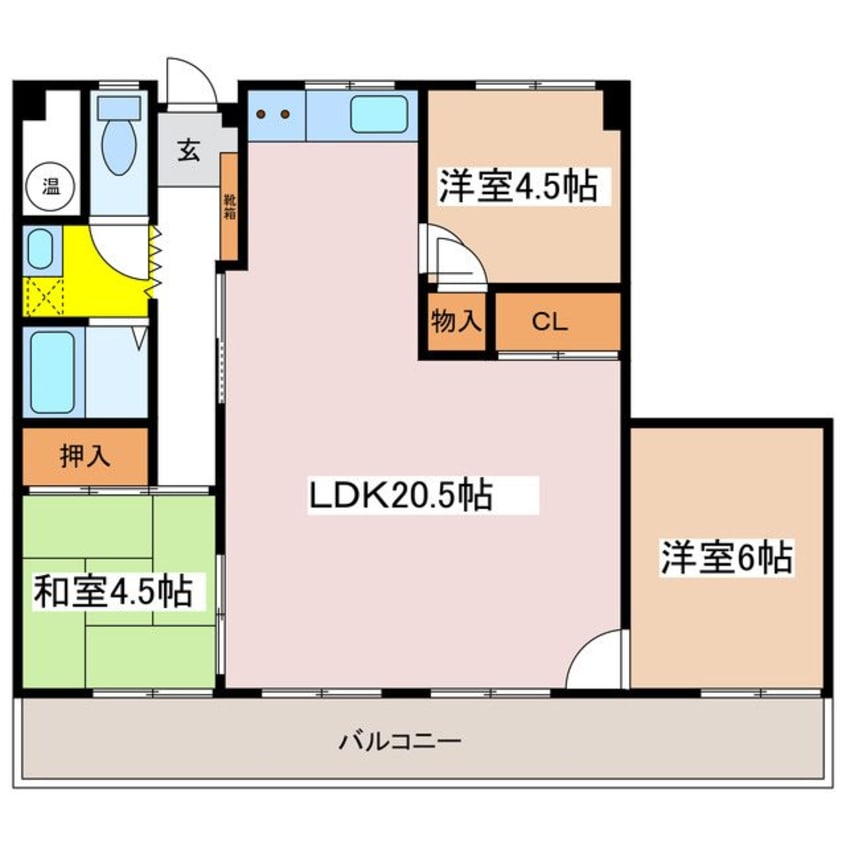 間取図 第一双葉マンション