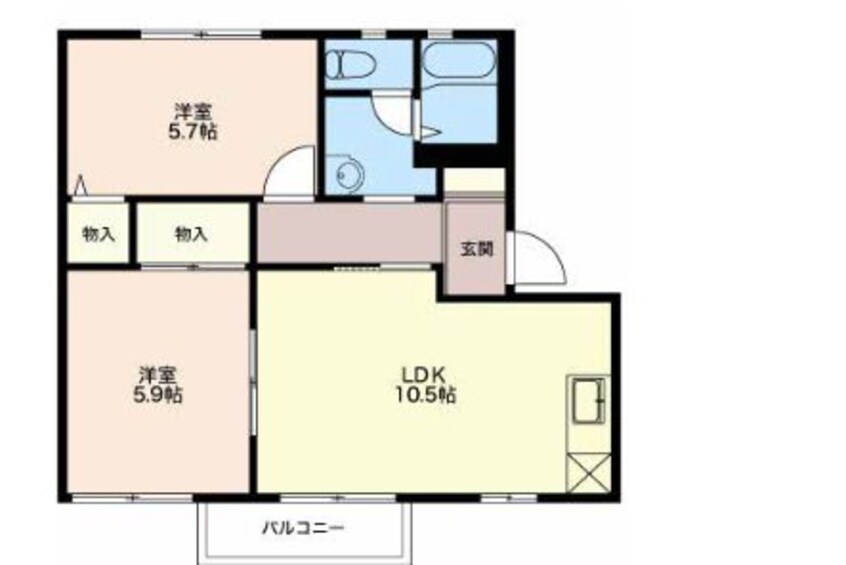 間取図 ミレニアム松崎