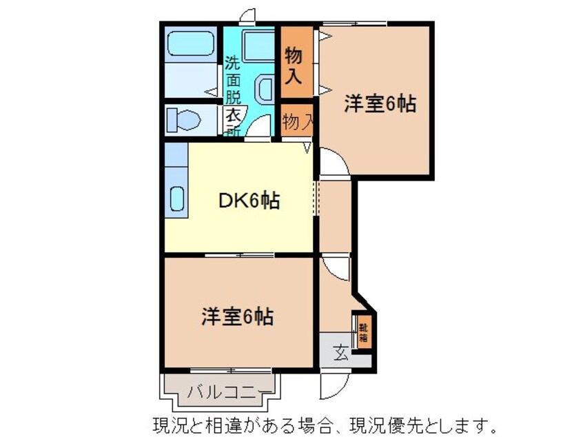 間取図 セトルＤ