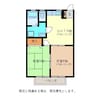 パル臥竜Ｂ棟 2DKの間取り