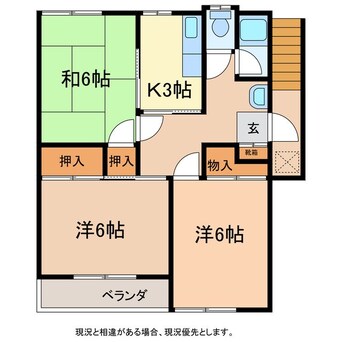 間取図 ハイツ中野292