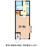 ハイツアイワ二番館 1Kの間取り