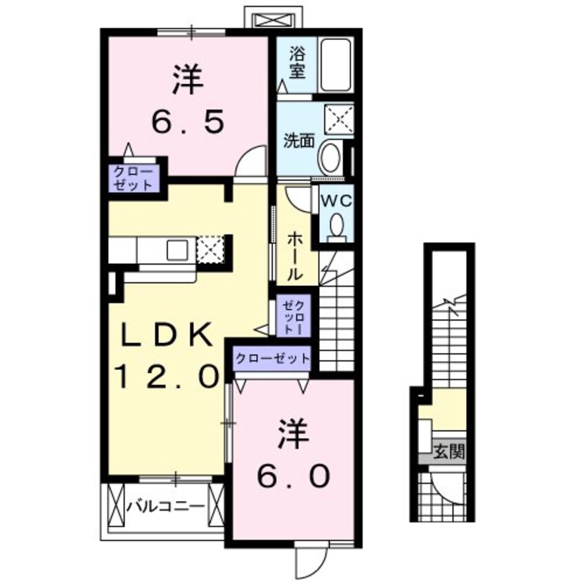 間取図 アプリコット