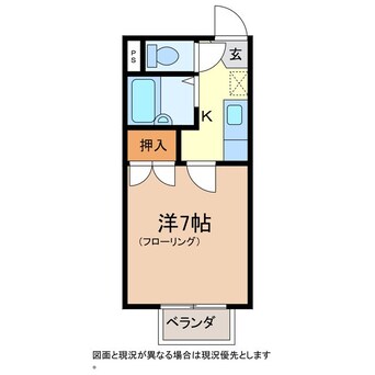 間取図 ハイツ中野296