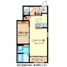 コンフォルテＡ棟 1LDKの間取り