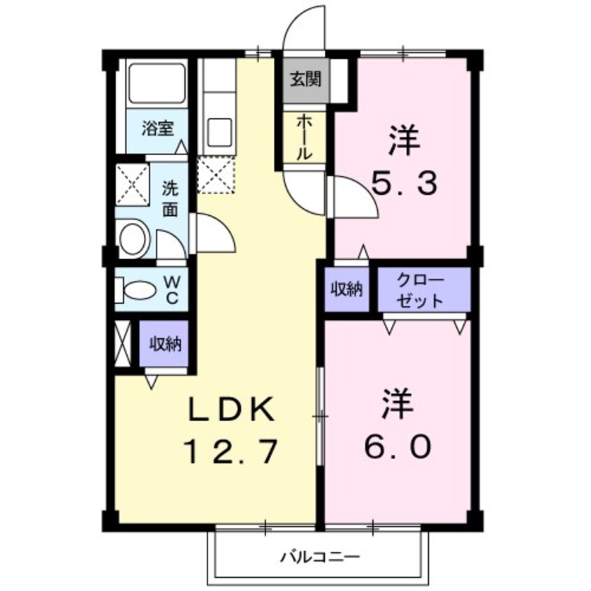 間取図 グランピア西条