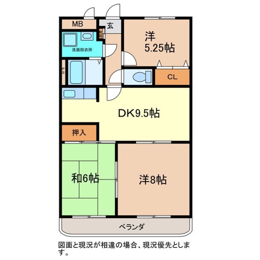 間取図 カメリアガーデン