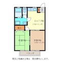 パルキタハラA棟の間取図