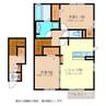 セジュール八幡イースト 2LDKの間取り