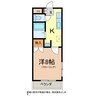 サンハイツ中川A棟 1Kの間取り