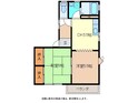 エステート西条Ａ棟の間取図