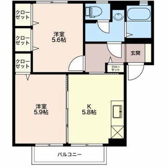 間取図 ミドルフィールド