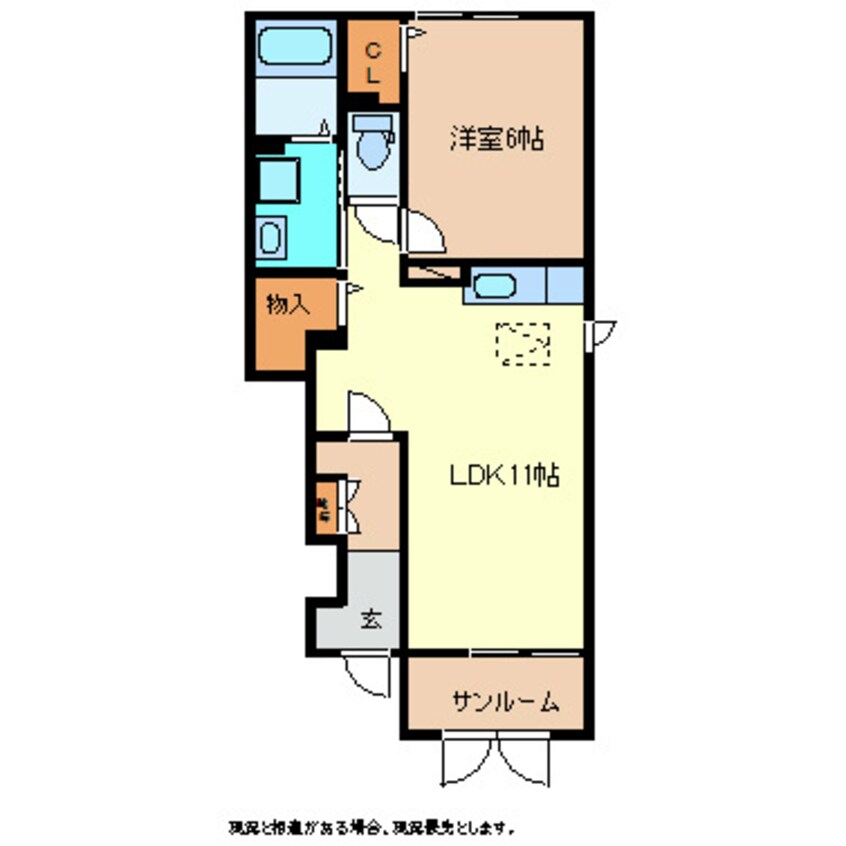 間取図 ソレアードＣ