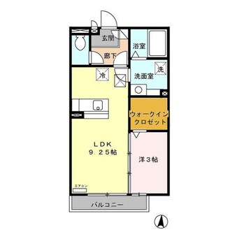 間取図 パークヒルズＢ