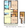 ウィット新町　Ｂ棟 2LDKの間取り