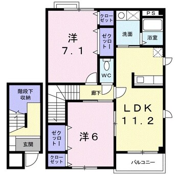 間取図 フォレスターＡ