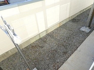 テラス　写真は1-E号室です（参考　 山岸アパート