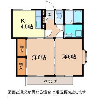 間取図 タウニィ高梨Ａ棟