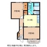 セトルＢ 2DKの間取り