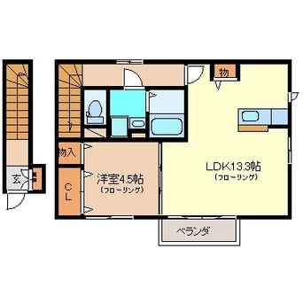 間取図 グランモアかじろＣ