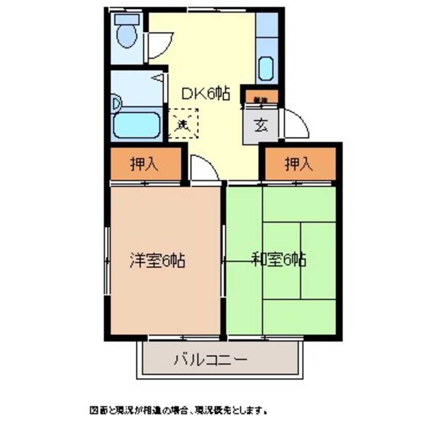 間取図 コーポラスサカイ