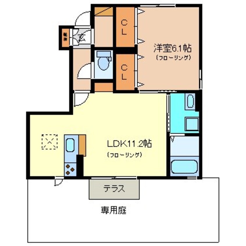間取図 リベルテ・M　II