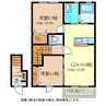 長野電鉄長野線/中野松川駅 徒歩11分 2階 築11年 2LDKの間取り