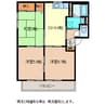 ファミーユいずもA棟 3DKの間取り