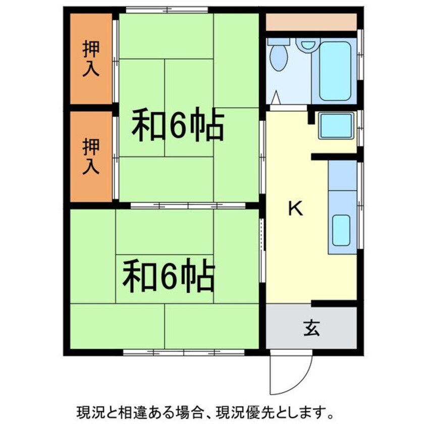 間取図 三楽荘